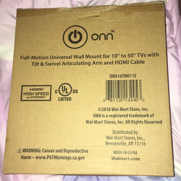 Full Motion Universal Wall Mount for 10” to 50” Tv - Picture 1 of 8